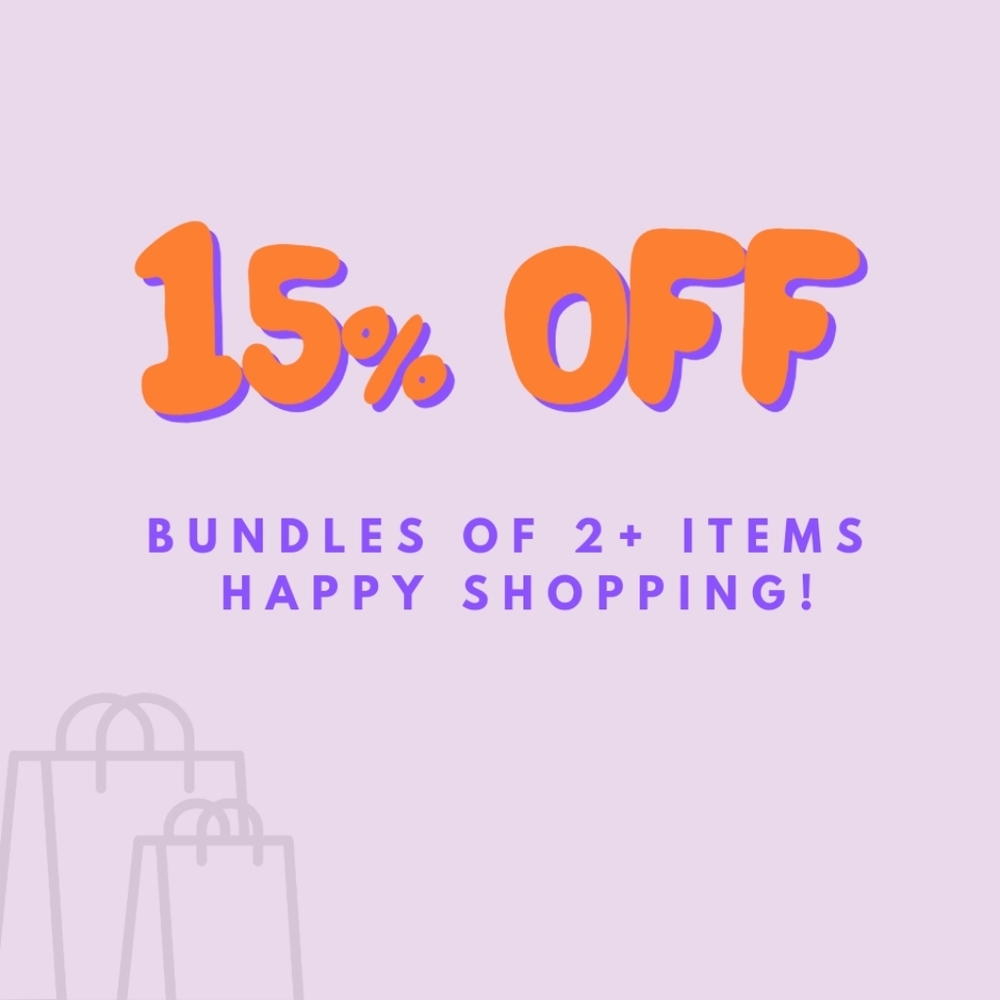 15% Off Bundles of 2+ from my closet